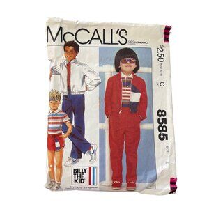 80s McCalls 8585 Sewing Pattern Size 4 Jacket Shirt Pants Or Shorts 1983 CUT